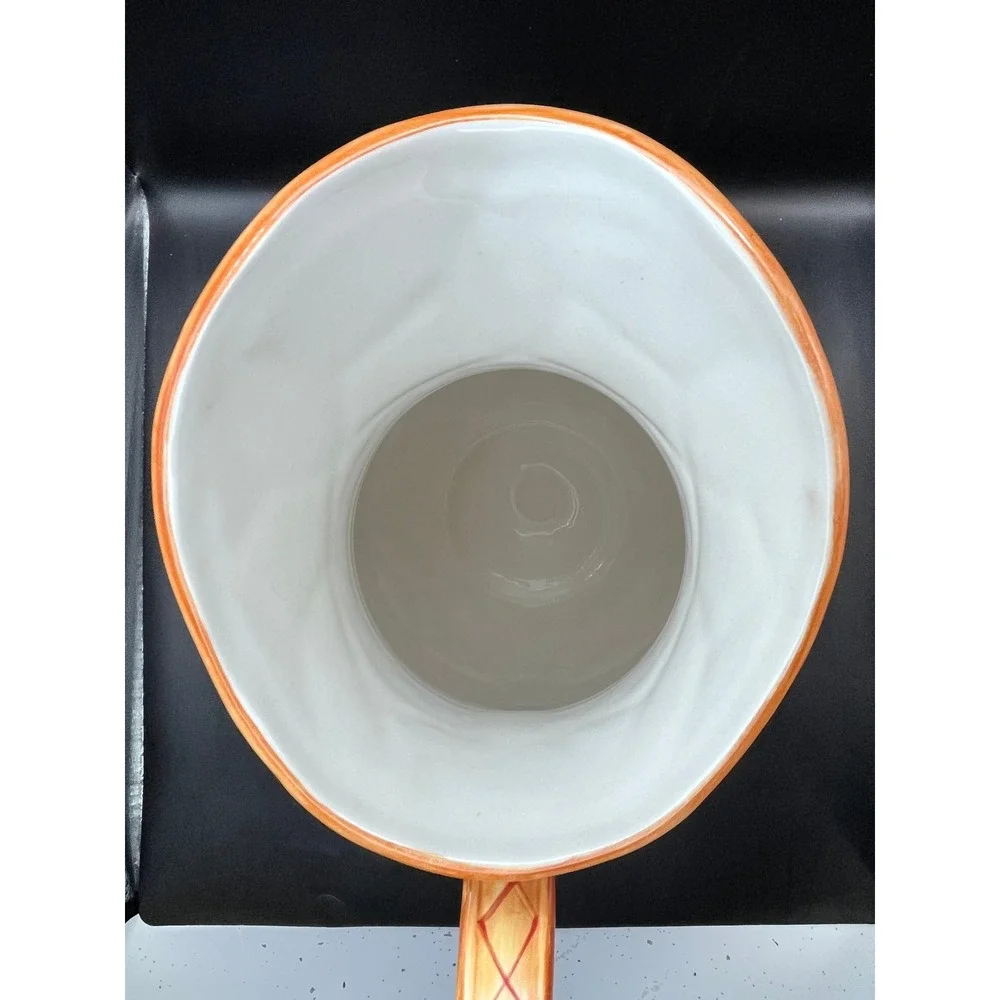 Fitz and Floyd Global Market Ceramic Pitcher Iced‎ Tea Margarita Sangria Red 11